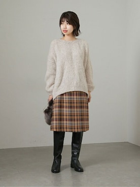 「TRICOTS JEAN MARC」｜yukimiさん（レディース・160cm）の秋コーディネート