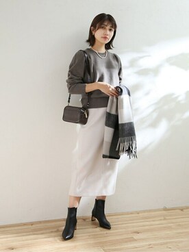 「CORSO ROMA9」｜yukimiさん（レディース・160cm）の冬コーディネート