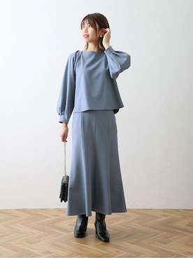 「La TOTALITE（ラトータリテ）のアイテム」を使った、yukimiさん（レディース・160cm）の冬コーディネート