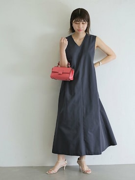 「La TOTALITE（ラトータリテ）のアイテム（ワンピース）」を使った、yukimiさん（レディース・160cm）の春コーディネート