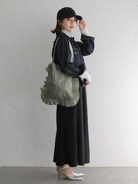 「ヤヌーク」｜yukimiさん（レディース・160cm）の冬コーディネート