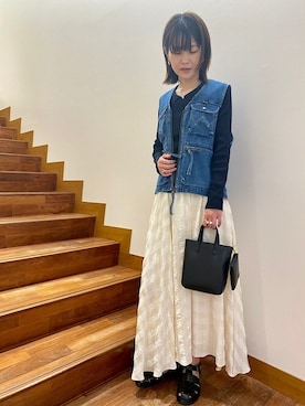 田坂さん(レディース・161cm)の春コーディネート