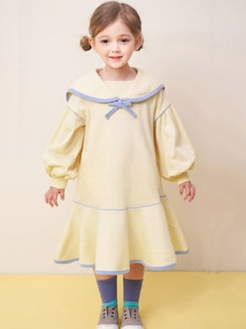 「JELISPOON（ジェリスプーン）のアイテム」を使った、KidsTeddyさん（キッズ・100cm）の春コーディネート