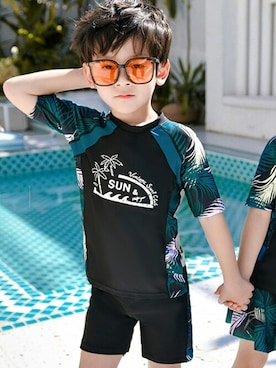 KidsTeddyさん（キッズ・100cm）の春コーディネート