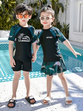 KidsTeddyさん（キッズ・100cm）の夏コーディネート