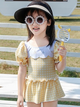 「アイテム（水着/着物・浴衣）」を使った、KidsTeddyさん（キッズ・100cm）の夏コーディネート