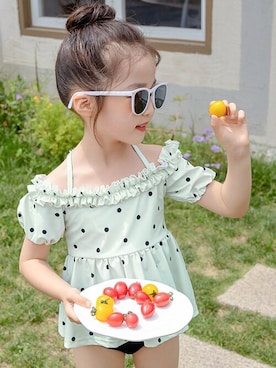 「海」｜KidsTeddyさん（キッズ・100cm）の夏コーディネート