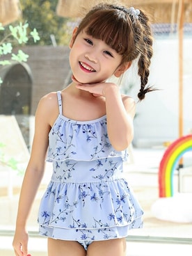「アイテム（水着）」を使った、KidsTeddyさん（キッズ・100cm）の夏コーディネート