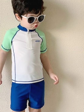 「アイテム（水着）」を使った、KidsTeddyさん（キッズ・100cm）の夏コーディネート