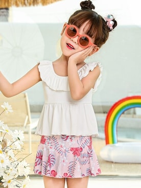 「アイテム（水着）」を使った、KidsTeddyさん（キッズ・100cm）の夏コーディネート