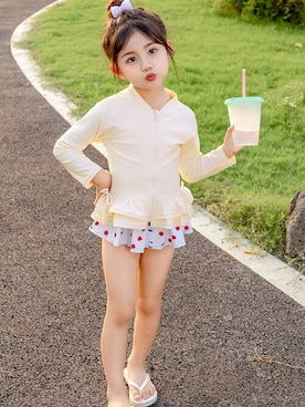 「アイテム（水着）」を使った、KidsTeddyさん（キッズ・100cm）の夏コーディネート