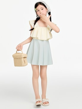 「アイテム（水着/着物・浴衣）」を使った、KidsTeddyさん（キッズ・100cm）の夏コーディネート