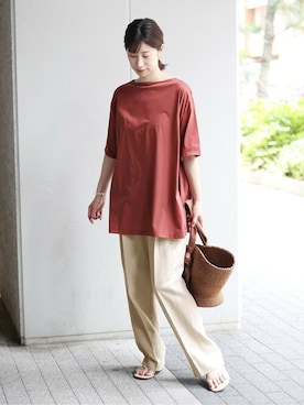 「VERMEIL par iena（ヴェルメイユパーイエナ）のアイテム」を使った、hikariさん（レディース・166cm）の夏コーディネート