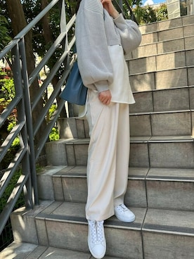 ashognさんの（AZUL by moussy | アズールバイマウジー）を使ったコーディネート