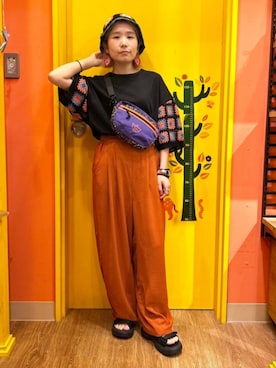 「チチカカ」｜チチカカさん（レディース・151cm）の夏コーディネート