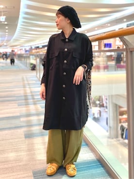 「チチカカ（チチカカ）のタックコクーンパンツ（その他パンツ）」を使った、チチカカさん（レディース・160cm）の夏コーディネート