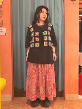 「エスニック」｜チチカカさん（レディース・146cm）の夏コーディネート