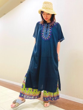 「大人可愛い、夏」｜チチカカさん（レディース・165cm）の夏コーディネート