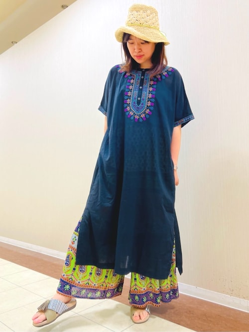 ダシキ刺繍ワンピース（ワンピース）｜チチカカ（チチカカ）の