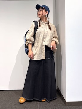 「アイテム（バックパック/リュック）」を使った、チチカカさん（レディース・160cm）の夏コーディネート