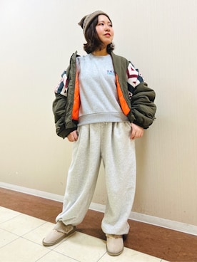 「チチカカ（チチカカ）のアイテム」を使った、チチカカさん（レディース・146cm）の冬コーディネート