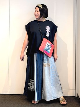 「エスニック」｜チチカカさん（レディース・153cm）の夏コーディネート