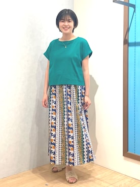 「エスニック」｜チチカカさん（レディース・165cm）の夏コーディネート