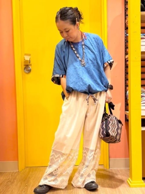 Rico インドコットン×レースパンツ（その他パンツ）｜チチカカ