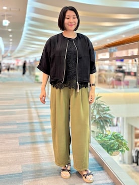 「チチカカ」｜チチカカさん（レディース・164cm）の夏コーディネート