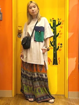 「チチカカ」｜チチカカさん（レディース・151cm）の夏コーディネート