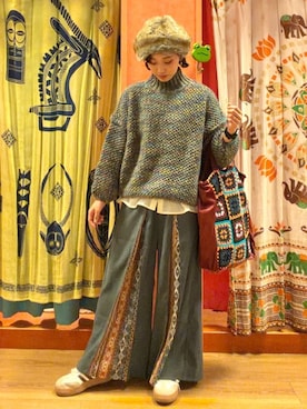 チチカカさん（レディース・156cm）の冬コーディネート