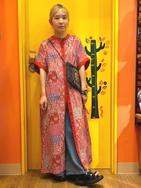 「チチカカ」｜チチカカさん（レディース・151cm）の夏コーディネート