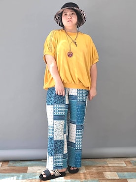 「エスニック」｜チチカカさん（レディース・153cm）の夏コーディネート