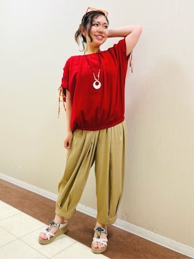 「チチカカ」｜チチカカさん（レディース・149cm）の夏コーディネート