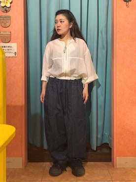 「アイテム（カーディガン/ボレロ）」を使った、チチカカさん（レディース・146cm）の夏コーディネート