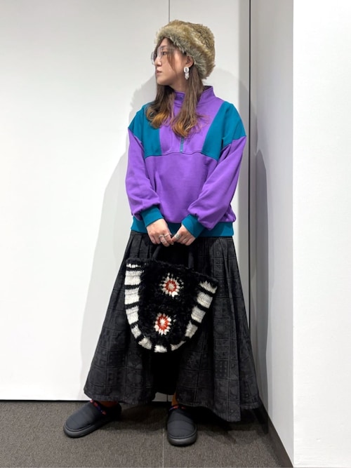 チチカカ（TITICACA） スカート アディレプリントデニムスカート