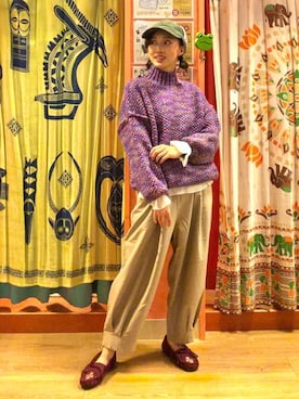 チチカカさん（レディース・156cm）の冬コーディネート