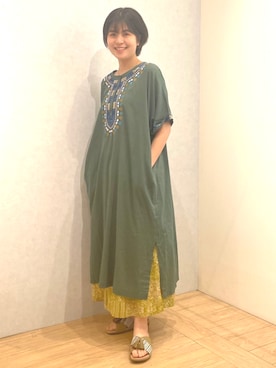 「エスニック」｜チチカカさん（レディース・165cm）の夏コーディネート