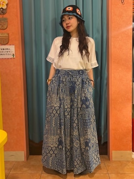 「チチカカ」｜チチカカさん（レディース・146cm）の夏コーディネート