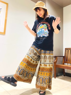 「チチカカ」｜チチカカさん（レディース・165cm）の夏コーディネート