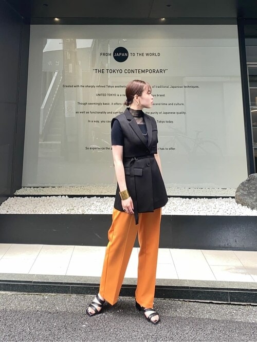 アーティフィシャルダブルクロスパンツ（スラックス）｜UNITED TOKYO