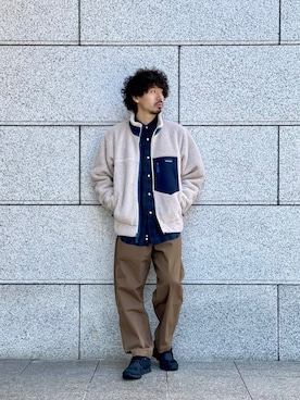 「BAMBOO SHOOTS（バンブーシュート）のアイテム」を使った、OGAWAさん（メンズ・175cm）の秋コーディネート