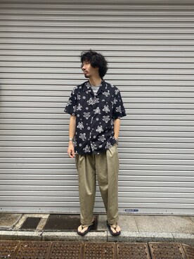 「goyemon（ゴエモン）のアイテム」を使った、OGAWAさん（メンズ・175cm）の夏コーディネート