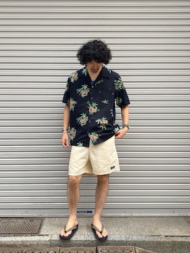 「goyemon（ゴエモン）のアイテム」を使った、OGAWAさん（メンズ・175cm）の夏コーディネート