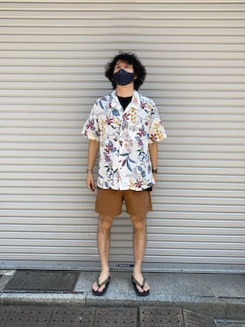 「goyemon（ゴエモン）のアイテム」を使った、OGAWAさん（メンズ・175cm）の夏コーディネート