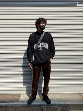 「ABU GARCIA（アブ・ガルシア）のアイテム（スウェット）」を使った、OGAWAさん（メンズ・175cm）の夏コーディネート