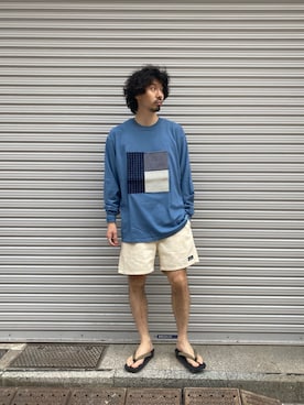 「goyemon（ゴエモン）のアイテム」を使った、OGAWAさん（メンズ・175cm）の夏コーディネート