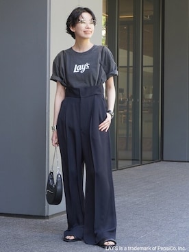 「SEIKO（セイコー）のアイテム」を使った、STAFF.Mさん（レディース・162cm）の春コーディネート
