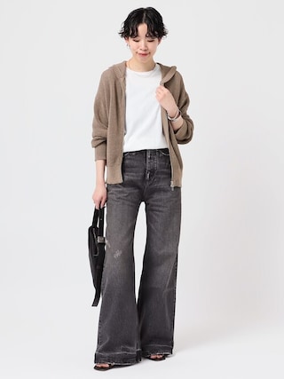 HOPE/ホープ】SKID JEANS Black washを使った人気ファッション