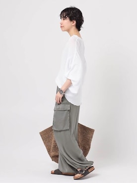 「SEIKO（セイコー）のアイテム」を使った、STAFF.Mさん（レディース・162cm）の春コーディネート